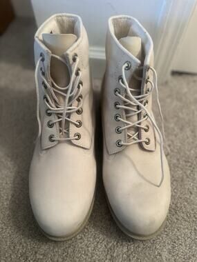 Timberland 6" Premium Waterproof Nubuck Leather Boots Tan Men’s 13